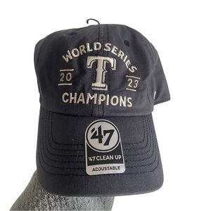 47 Brand Texas Rangers World Series Champions Cap